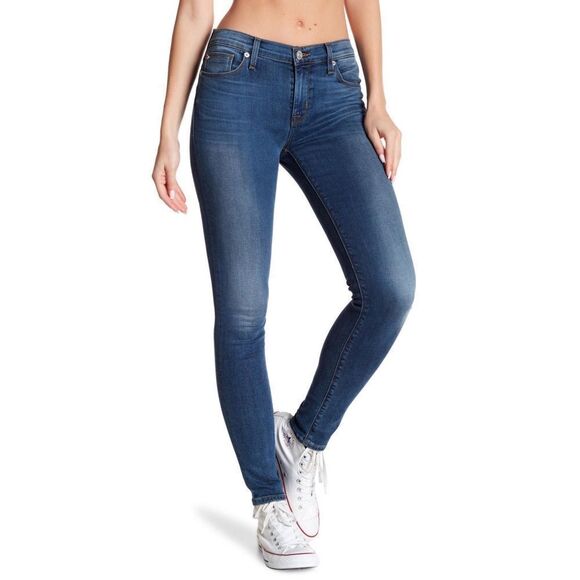 Hudson | Natalie Mid-Rise Ankle Super Skinny Jeans, Size 26 - Picture 1 of 11